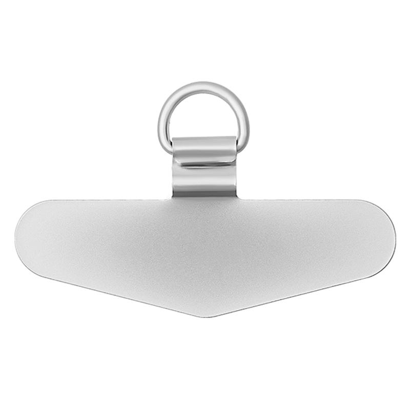 Linguetta con Anello a D per Cavo di Sicurezza per Telefono Patch in Metallo Pad per Cordoncino da Polso per Telefono