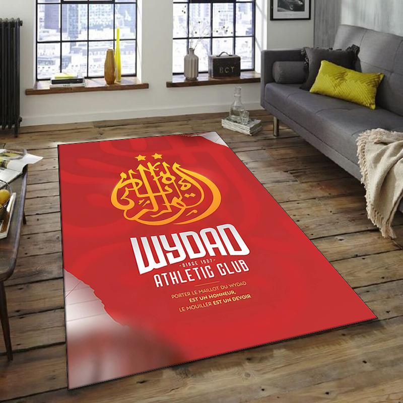 1pc Football Team Design Area Rug - Non-Slip, Soft & Cozy Floor Mat for Living Room, Bedroom, Office - Indoor/Outdoor Decorative Carpet