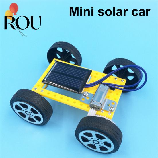 Educational Solar Power Toy Kid-safe Teamwork Ability Plastic Solarpowered Projects Kit for Family