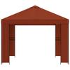 Pavilion 3 X 3 M Terracotta Polyester and Steel 190 Gsm