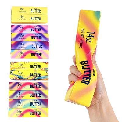 Ungiftiges Großes Stressabbau-Spielzeug Sicheres Material Jumbo Butter Quetschspielzeug PU-Material Riesige Knete Quetschspielzeuge für Kinder