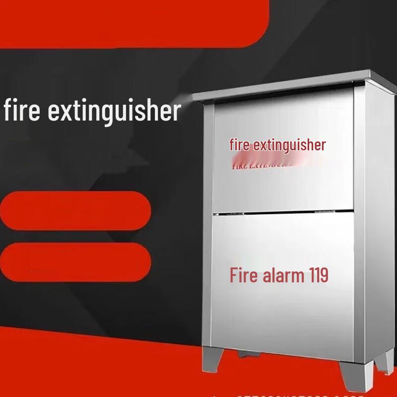 OLOMM Stainless Steel Fire Extinguisher Cabinet 1