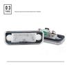 2Pcs For Mercedes Benz W203 W211 C219 R171 CLS SLK Car Licence Plate Light Rear Signal Lamp Illumination Automotive Accessories