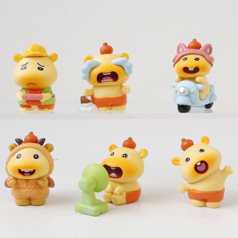 

Xiaohongshu Capybara Lulu Blind Box Figure - Cute Collectible Gift for Girls & Kids 6 CM