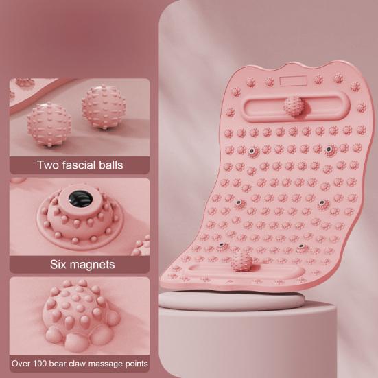 Yousheng Foot Massager Mat with Dual Balls Feet Pain Relief Pressure Point Pad Foot Relaxation Reflexology Pad Non-slip Anti-fatigue Walk Stone