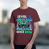 2026 New Level 9 Unlocked Awesome Since 2016 Tee Funny Gaming Graphic Tshirt 9th Birthday Gift For Gamers