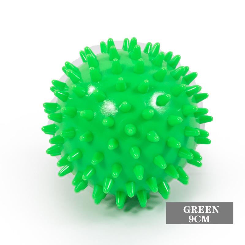 Durable PVC Spiky Massage Ball Trigger Point Sport Fitness Hand Foot Pain Relief Plantar Fasciitis Reliever Hedgehog 9cm Balls