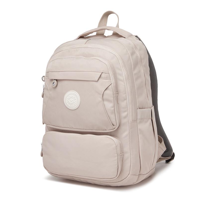 Lehký voděodolný nylonový batoh pro muže a ženy – Velká kapacita, vícekomorový design pro příležitostné cestování a dojíždění