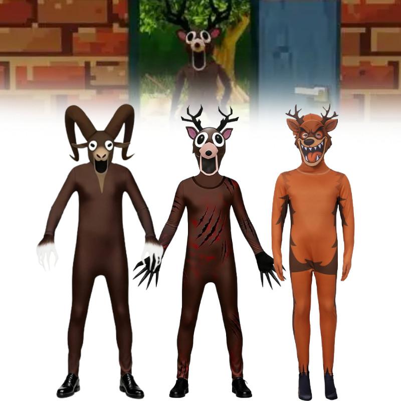 99 Deer The Nights In The Forest Deer Goat Cosplay Costume Halloween Jumpsuits