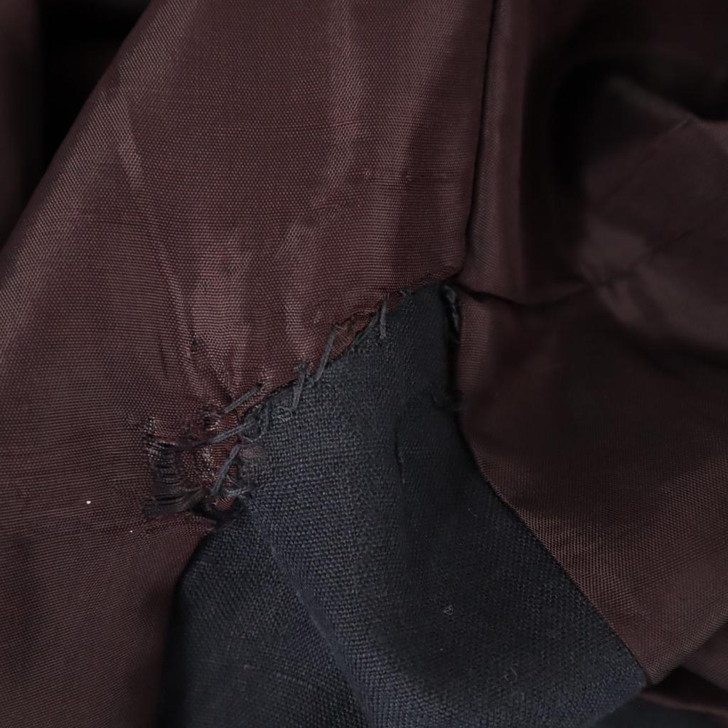 FENDI Made in Italy Linen Mimole length Tight Skirt 42 Navy Women Used