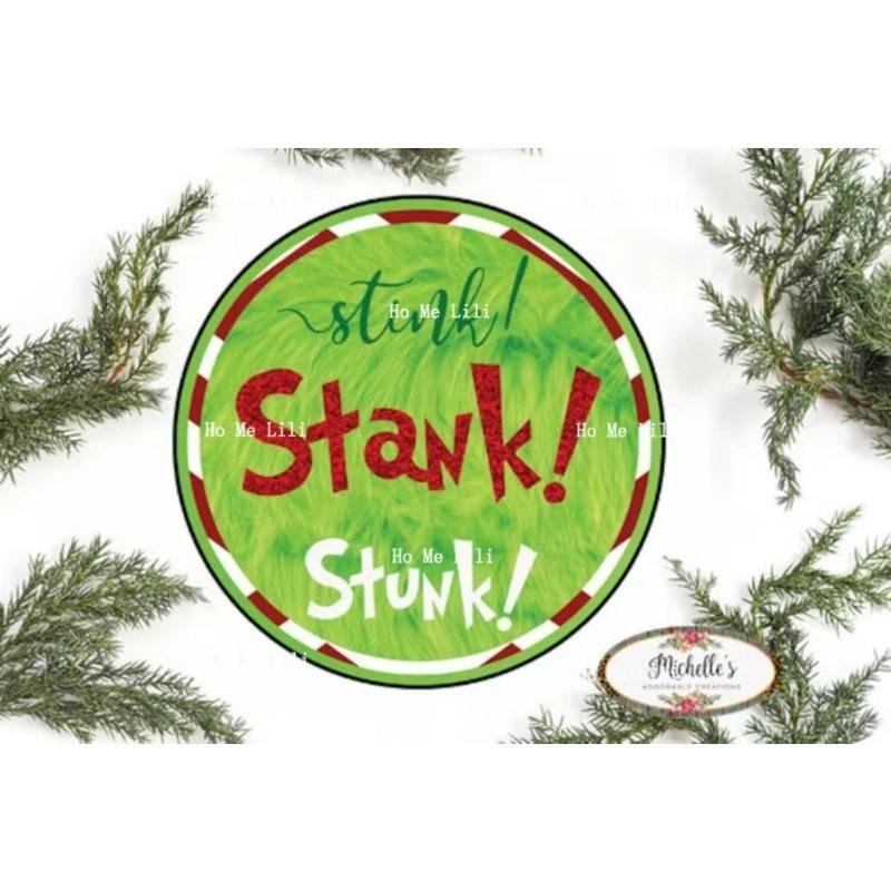 2D Flat Hanging Decorative Metal Sign Hand Painted Art