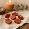 Red Jasper Tumbled Stones Set, 6 Pieces