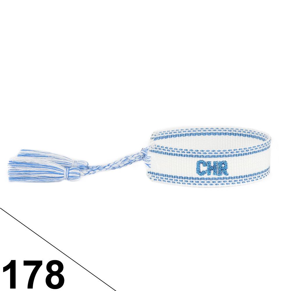Friendship Letter Bracelet - Hand-Woven Ethnic Style with Polyester Tassels