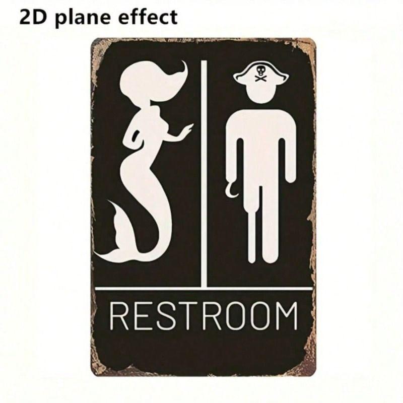 Vintage Metal Tin Sign for Kitchen Bar Cafe Wall Decor