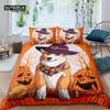 Home Living Luxury 3d Halloween Skeleton Bedding Set Duvet Cover Set Pillowcase Kids Bedding Set Queen and King EUUSAUUK Size