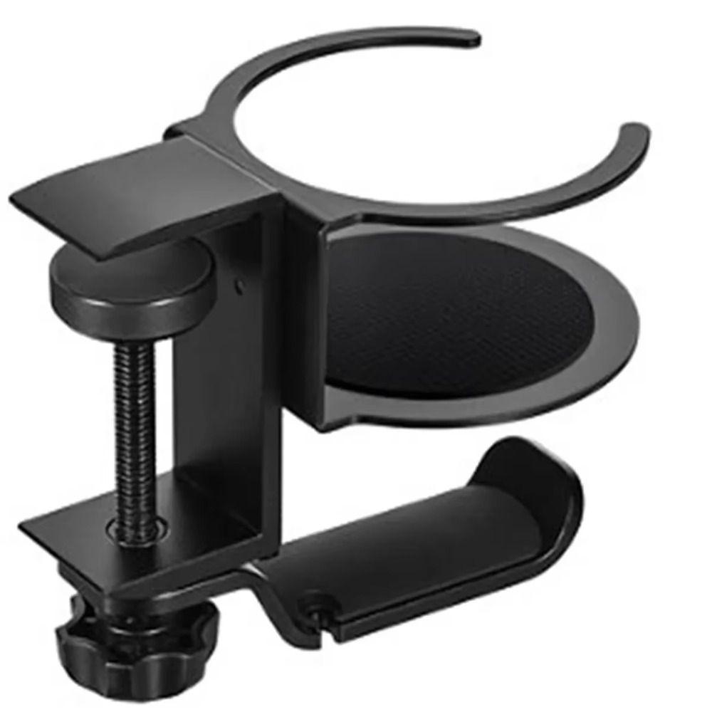 Desktop Mount Cup Headphone Stand Holder 2 In 1 Headset Bracket Hanger  for Gamers