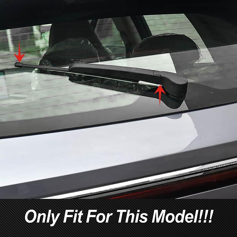 Car Styling Rear Wiper Cover Trim Strips For BYD Yuan PLUS Carbon Fiber Color Exterior Accessories
