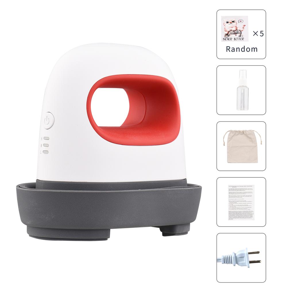 2025 New Handheld Electric Iron Mini Heat Press Machine Portable Easy Heating Short Sleeve DIY Label Hot Stamping Machine