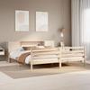 VidaXL Bookcase Bed Without Mattress 180x200 Cm Solid Pine Wood 3321858