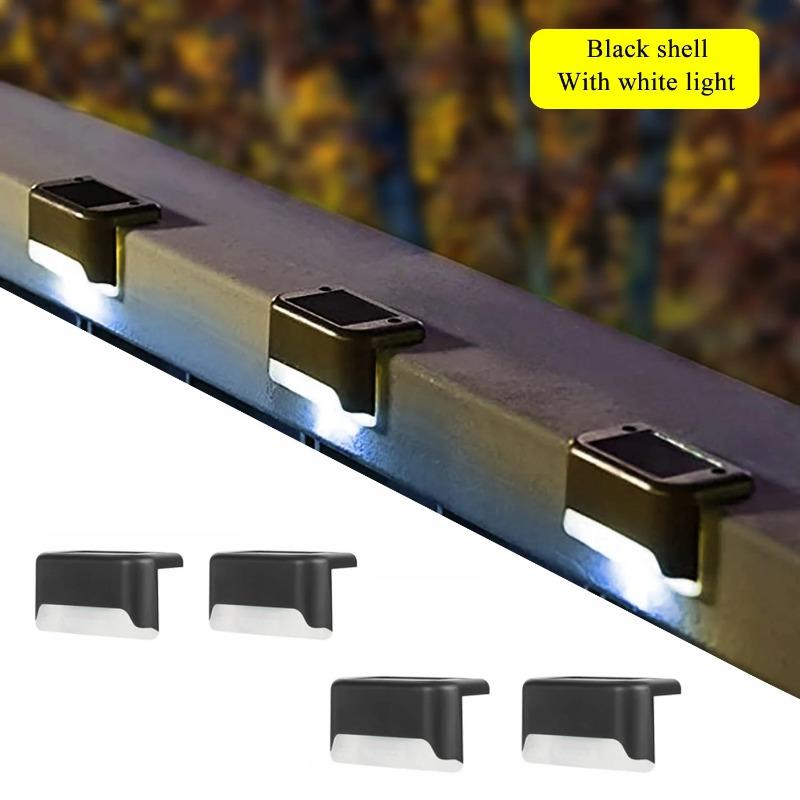 Solarleuchten LED Außen Garten Balkon Treppe Zaun Geländerleuchten Hof Wasserdicht Solar Außen Dekorative Wandleuchten