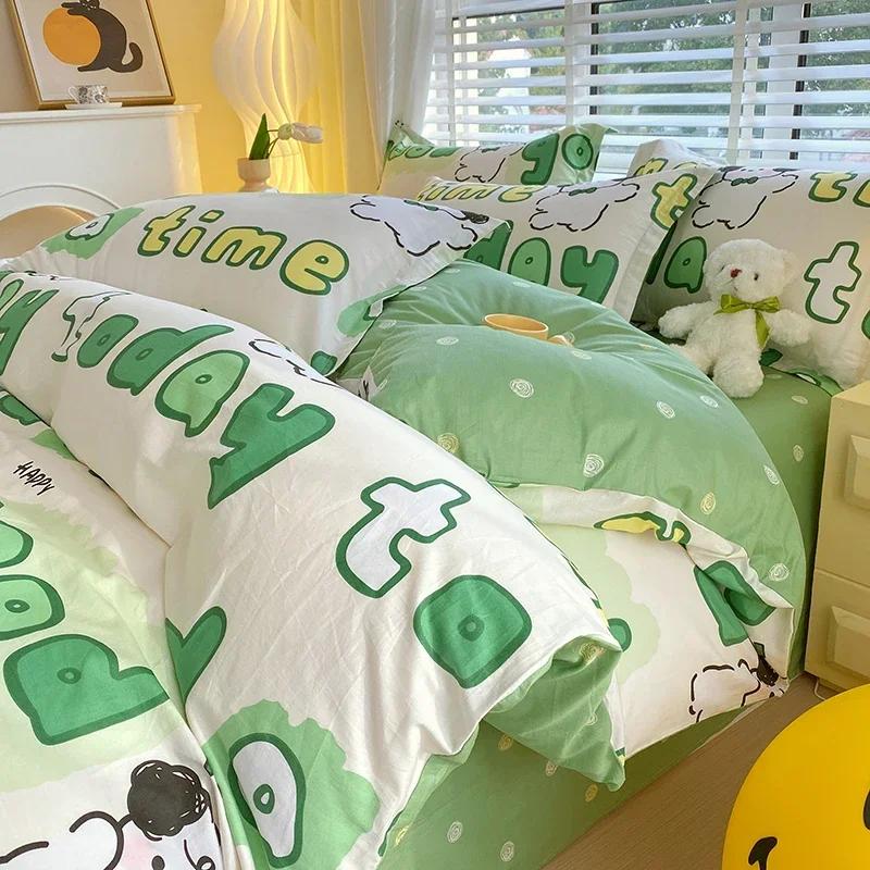 Cartoon Car Duvet Cover 100Cotton Material Cute Animal Dinosaur Bedding Collection For Boys Girls Teen 3 Piece Soft Reversible Comforter Cover
