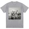 Funny Japanese Samurai Cat Meme Graphic TShirt  Unisex Trendy Vintage Humorous Oversized 100 Cotton Casual Short Sleeve Tee