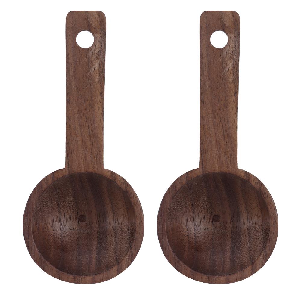 Wooden Measuring Spoon Elegant Walnut Teaspoon Coffee Accessories Wooden Spoon  Coffee Brewing