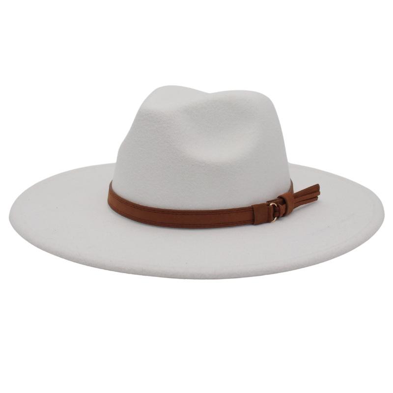 Cashmere Brim Jazz Hat Lady Gentleman Top Hat Party Banquet Coat With Hat