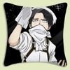 Levi Ackerman Attack On Titan Pillow Covers Cartoon Sofa Decorative Home Double-Sided Printing Short Plush Cute Cushion Cover