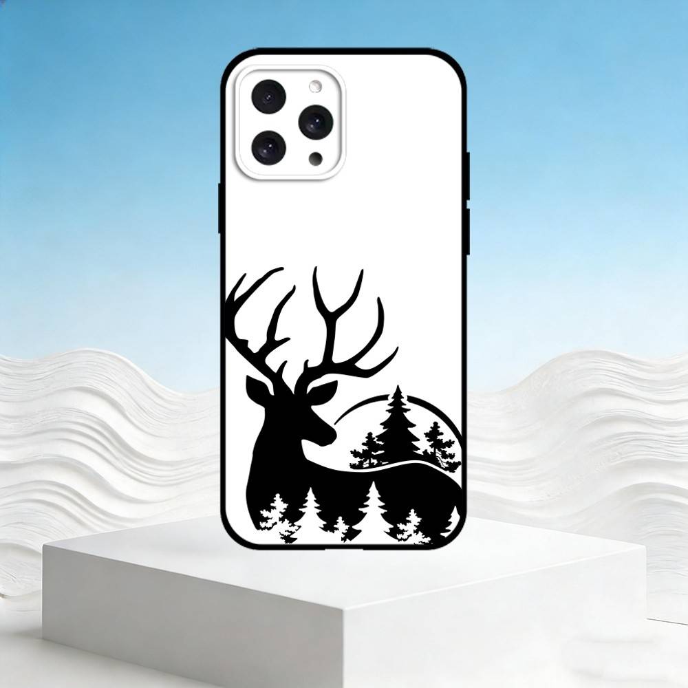

W-west coast Phone Case For iPhone 17,16,15,14,13,12,11 Plus,Pro Max,SE4Soft Silicone Black Cover iPhone14Pro