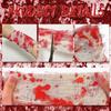 Halloween Bloody Cloth Strips Blood Gauze Bandage Haunted House Warning Isolation Belt Home Horror Party Scene Decor Props