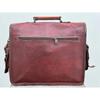 Echte Aktentasche Herren Vintage Lammleder Messenger Schulter Laptop