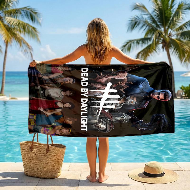 Dead Daylight Fashion Beach Towel: Ideal for Summer Adventures Soft, Absorbent and Quick Drying Suitable for Swimming and Bathing
