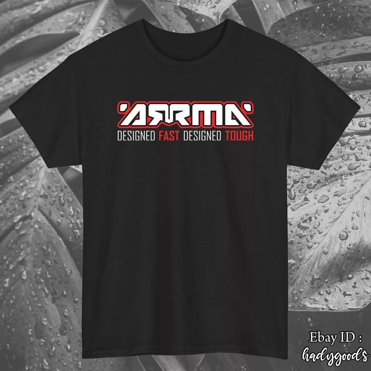 

2025 Summer ARRMA RC Car Logo Black_Navy_White_Grey_Red_L Blue T-shirt S-4XL--high-end Luxury Suitable for Men and Women Top Y2k#Color(3) XXXXXL чёрный