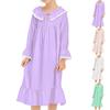 Children's Home Clothes Comfortable And Casual Loose Long Sleeved Nightgown Dress