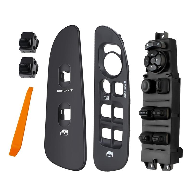 A58X-For Dodge Ram 1500 2500 3500 Dakota Durango 68171680AB 56049805AB 5HZ71XDVAD Power Window Switch And Bezel Replacement Kit