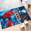Custom Spider Man Mat Personalized Name, Polyester Washable Indoor Entryway Rug, Gift for Christmas, Easter, Thanksgiving Day