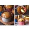 50Pcs Large 5039 Aluminum Foil Wrapper Paper Gold Cupcake Liner Baking Cup