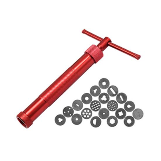 

Эргономичный металлический экструдер для глины с защитой от ржавчины, практичный вращающийся экструдер для крема для дома