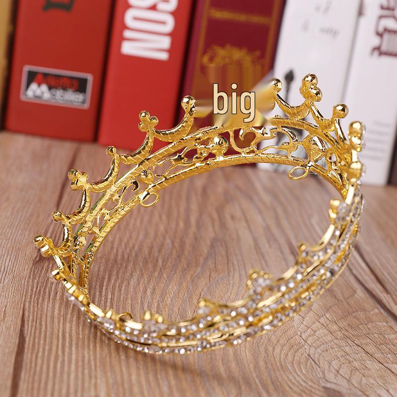 European Pearl Bridal Crown Wedding Headwear Jewelry