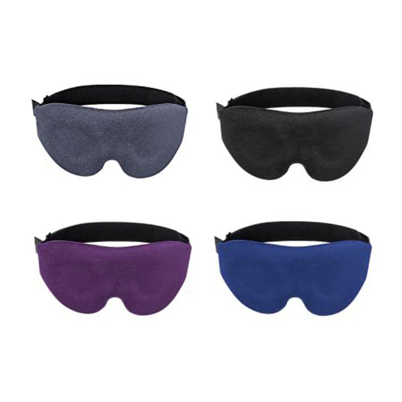 3D Uyku Göz Maskesi Unisex İçin Yumuşak Yorgunluk Giderici Göz Örtüsü Doğal Uyku Kör Göz Bandı Cilt Bakım Aracı