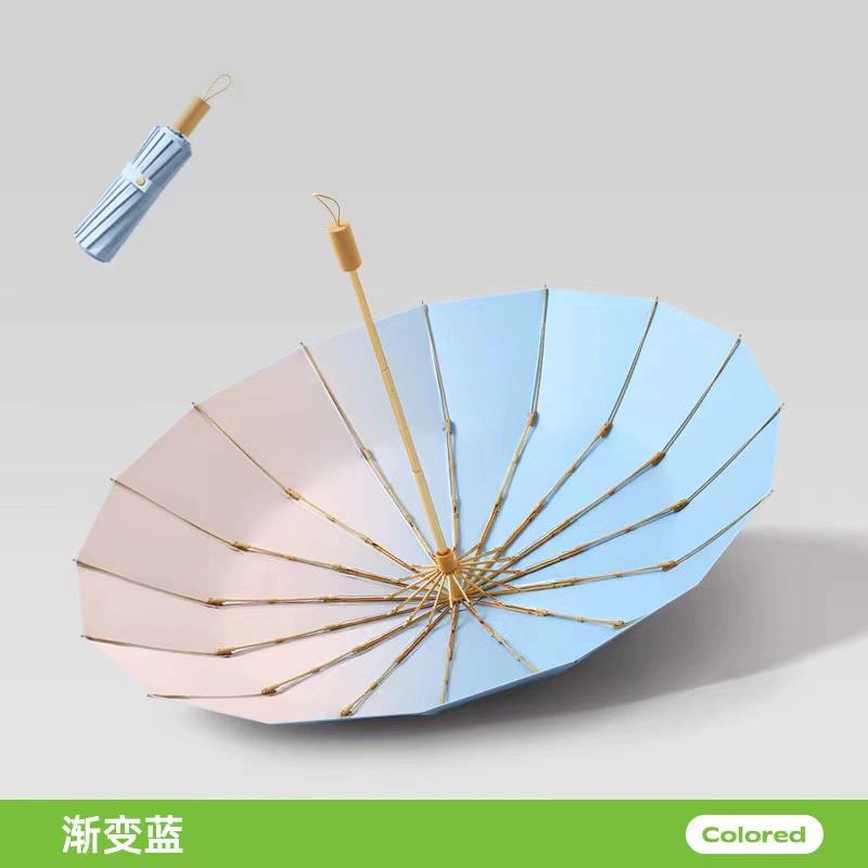 

Upf50+16 Fracture Stack Sunscreen Umbrella, стійкий до УФ-променів для обох сонячних дощових жінок