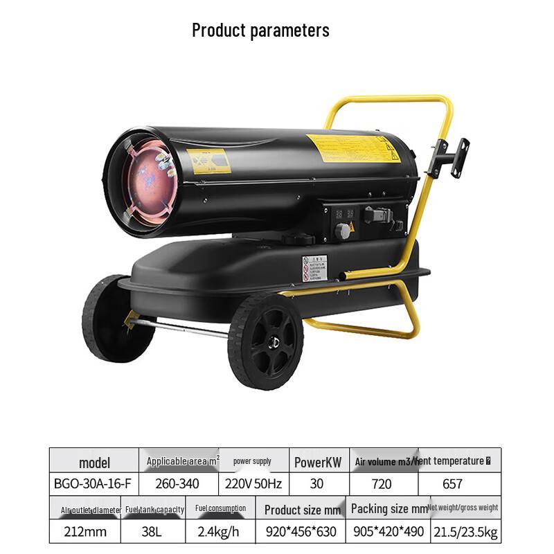 Pro'sKit Industrial Diesel Air Heater