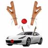 Christmas Decoration For Car Reindeer Antlers With Nose Ksn84