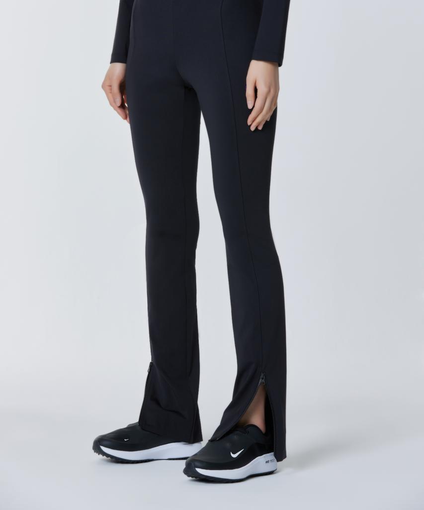 CHILLSEABEE [Fler]Mini Flare Leggings With Zip At Hem.