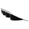 81.5 Cm Double Layer 10 Fins Car Rear Bumper Lip For Acura TL TLX NSX TSX Rear Shark Fin Style Curved Bumper Lip Diffuser