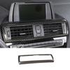 For BMW F20 F21 F22 F23 Carbon Fiber Style Middle Console Air Outlet Vent Trim