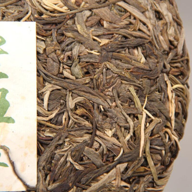 357g Natural Ancient Tree Pu'er Tea Cake Health Benefits Green Tealaobanzhang