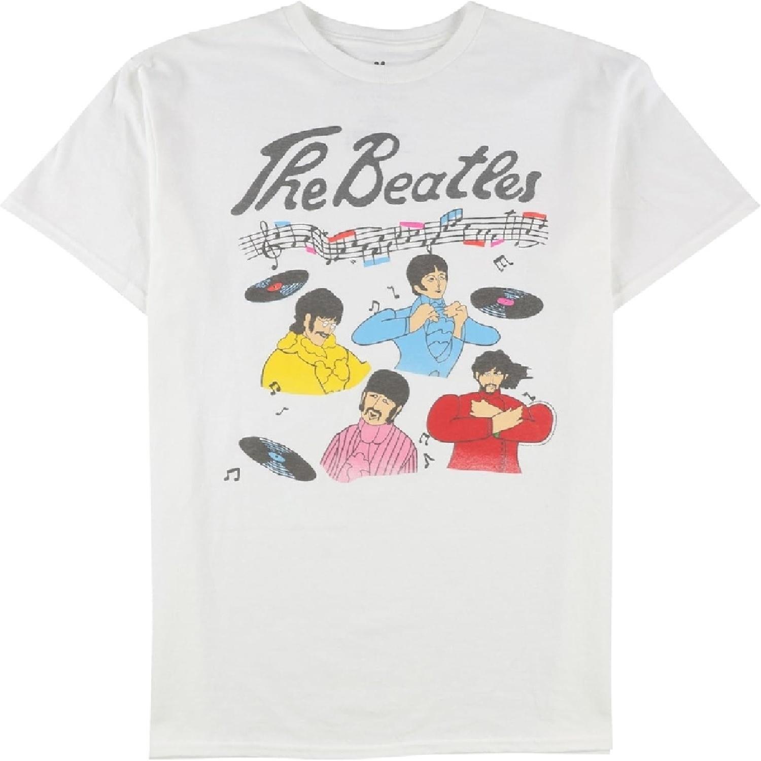 Junk Food Mens Graphic T-Shirt, White, Medium S