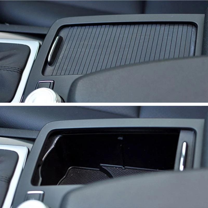Car Inner Indoor Centre Console Roller Blind Cover Water Cup Zipper Lid For Mercedes Benz C Calss W204 S204 E Class W212